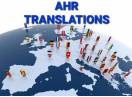 AHR Translations is here On-Line!